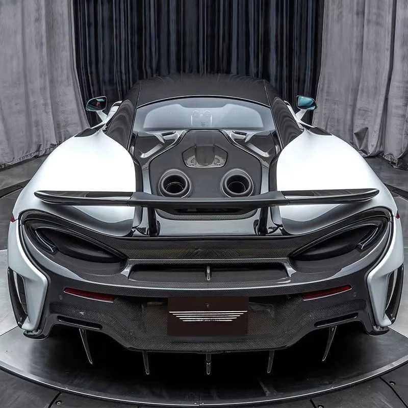Upgrade Dry Carbon Fiber Engine Cover for  540C 570S 600LT Rear Body Kit for Engine Hood
